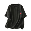 GYH 1887宽松版复古圆领短袖上衣T恤 商品缩略图4