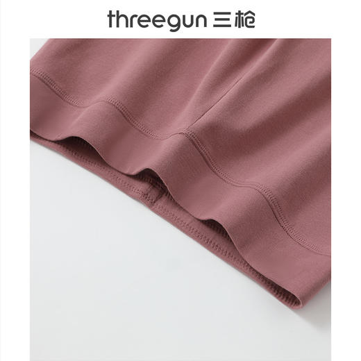 Threegun三枪 舒柔轻薄弹力棉女士打底裤-T60052B01 商品图4