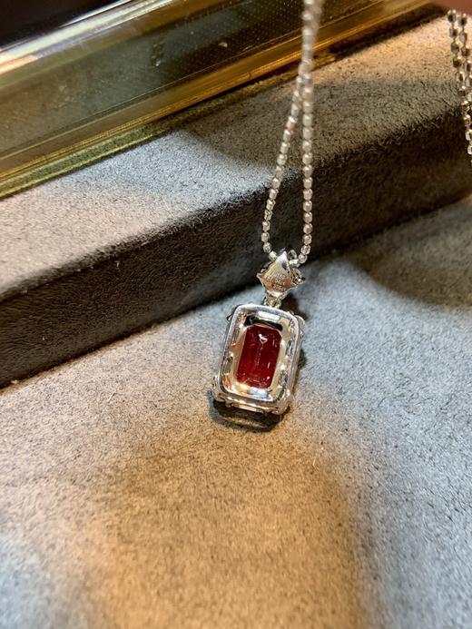 1ct刻面红宝石吊坠 商品图3