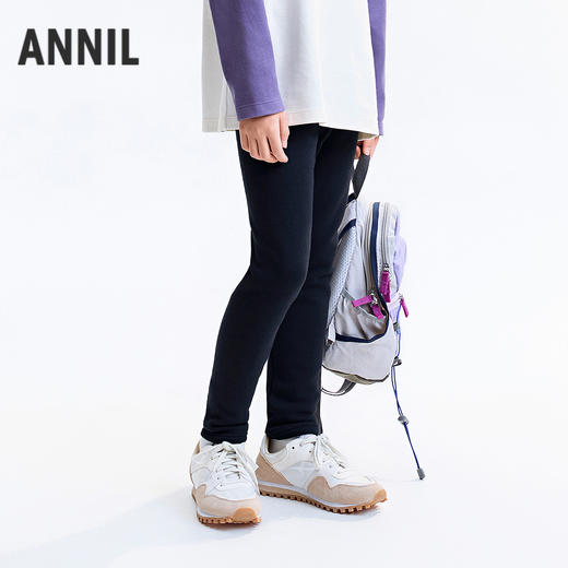【实体店同款】女童针织打底裤冬季新款安奈儿童装AG546148 商品图0