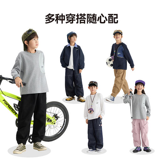 漫画家【糯糯华夫格】日系松弛少年感华夫格训练长袖T 商品图3