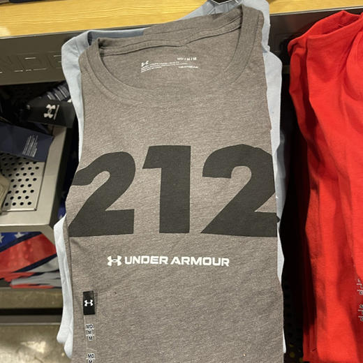 Under Armour/安德玛 男士夏季宽松印花LOGO透气休闲圆领短袖T恤 商品图1