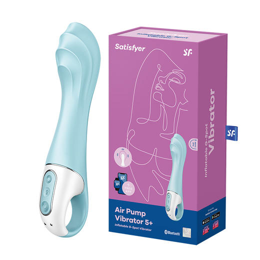 Satisfyer Air Pump Vibrator 5 氧气G点震动棒  女用震动按摩器 可入体震动棒 情趣用品 商品图0