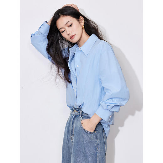 初语今年流行爆款衬衫女上衣多巴胺高级感减龄洋气外套 商品图2