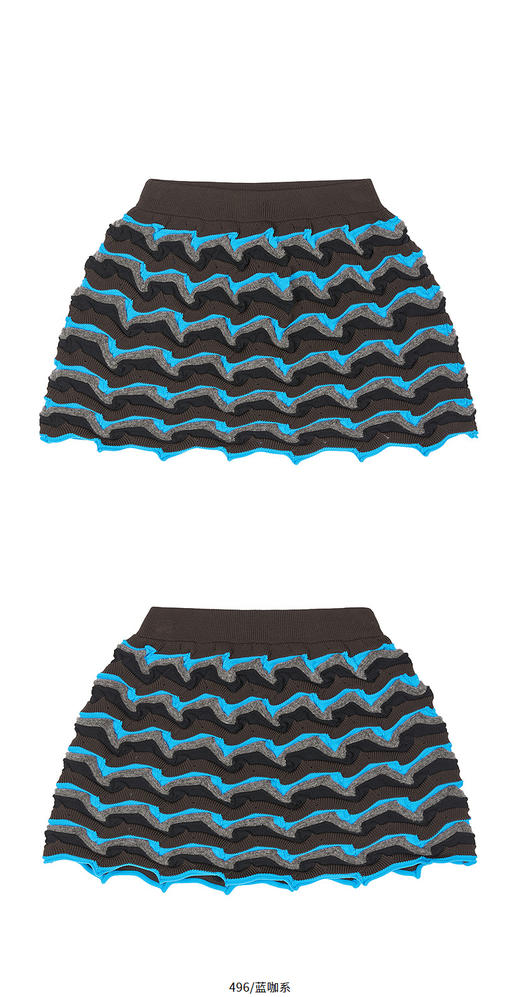 jnby  25年秋款  短款腰裙  1P8D11220 商品图12