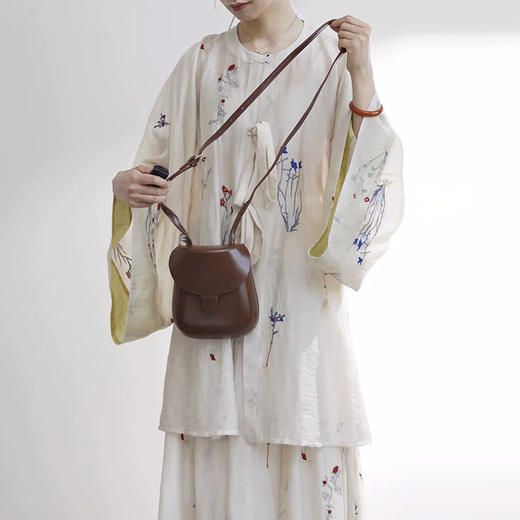 裁缝学苑AQ526明制圆领对襟大袖衫半裙套装纸样女装长衫半身裙服装打板 商品图1