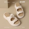 ZHR则则厚底拖鞋女外穿时尚外出凉鞋女小众设计感凉拖鞋女配裙子 商品缩略图1
