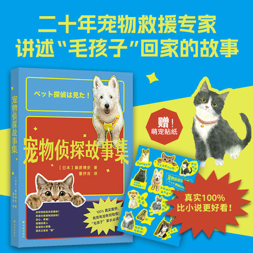 宠物侦探故事集（我在日本找猫咪——二十年宠物救援专家，讲述毛孩子回家的故事。悬念、感动、实用诀窍，养宠必读） 商品图0