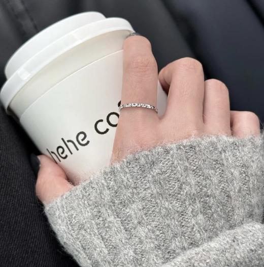 【任2个减10元,买即赠耳环1对】GIRATI纯银碎碎冰冰银情侣戒指女戒男戒对戒 S999银【带证书 送礼盒】 商品图2