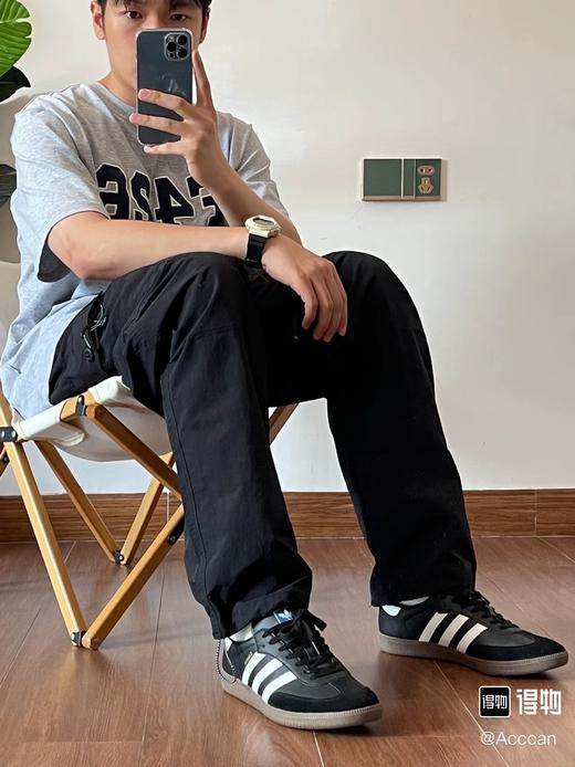 AD originals 三叶草 SAMBA OG 圆头系带低帮板鞋 特惠 Z-15578 商品图3