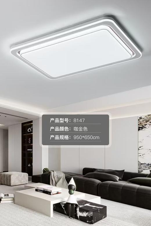 8147 方圆长 咖金色 商品图3