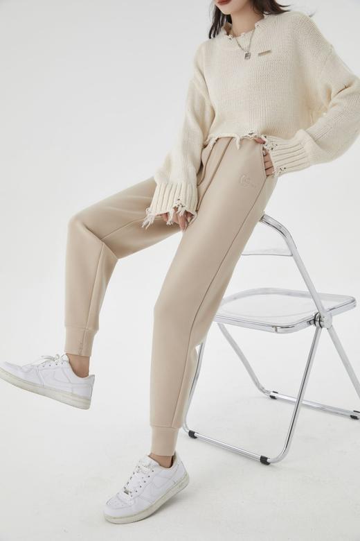 【清仓50元/条】【700克慕斯防风卫裤】男女同款防风防静电防泼水卫裤 蛋白肽润肤加厚显瘦束脚休闲裤 商品图8