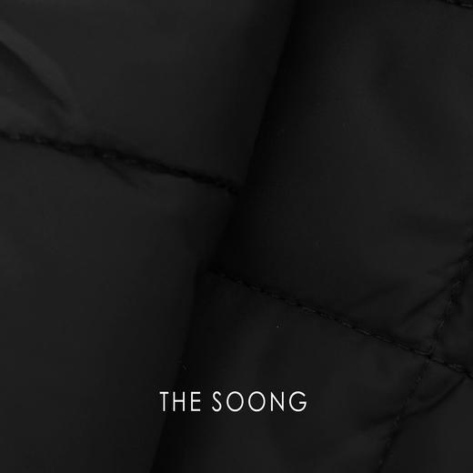 THESOONG"线性美学"经典定距压线菱格灯芯绒翻领棉服外套HWWT7513 商品图1