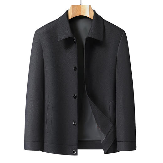 【DTX】大依优型大码外套夹克春秋季新款男士商务休闲翻领夹克外套宽松透气加肥加大外套 商品图4