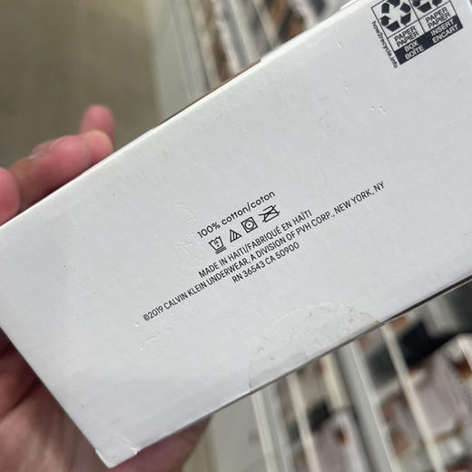 Calvin Klein/CK 男士纯棉经典版型透气圆领打底衫短袖T恤 3件装 商品图2