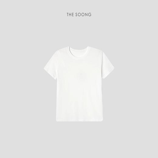 THESOONG斫云柔织撞色层次感条纹真两件套T恤上衣HWTX7684 商品图1