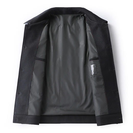 【DTX】大依优型大码外套夹克春秋季新款男士商务休闲翻领夹克外套宽松透气加肥加大外套 商品图5