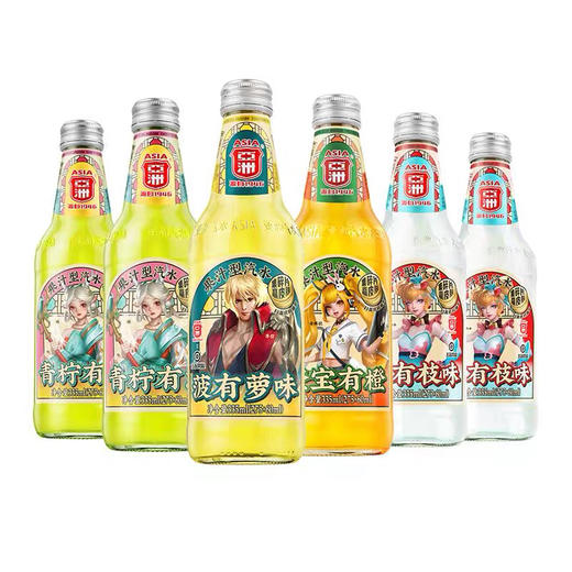 亚洲汽水荔有枝味335ml 商品图3