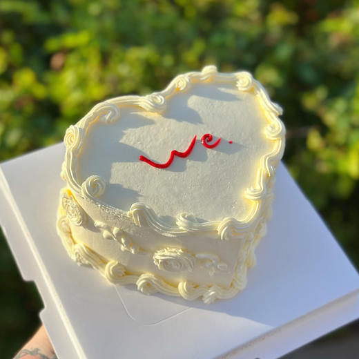 七夕纯白蛋糕（异形显小） 商品图2