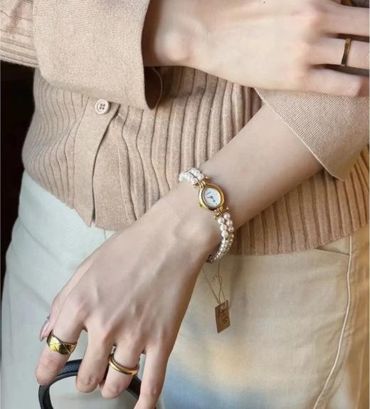 MIKI复古珍珠手表   贝母表盘   超美女士石英腕表 商品图1