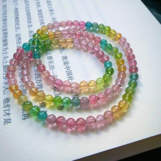 5mm多圈人鱼碧玺手串 商品图2