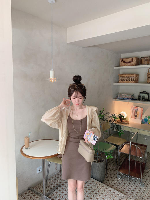 金蘑菇菇 夏日法则 连帽版防晒天丝衬衫 商品图1