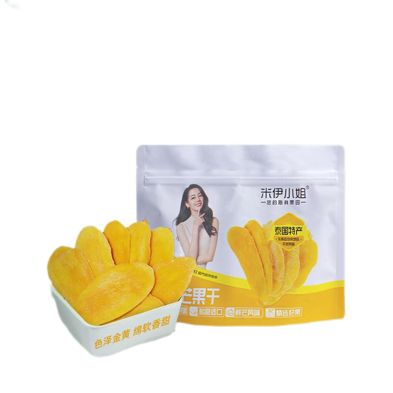 米伊小姐·泰国风味芒果干 100g*6  泰式风味 保留热带果香 果肉厚实有嚼劲