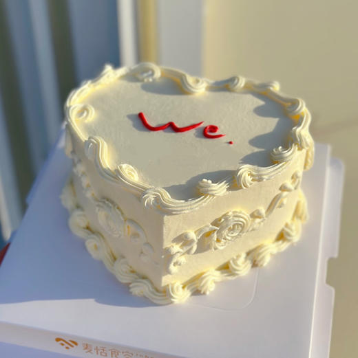 七夕纯白蛋糕（异形显小） 商品图1