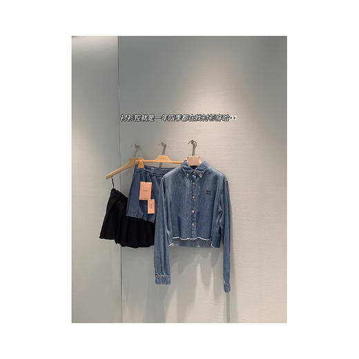 金蘑菇菇  美拉德 miu系衬衫套组 / 时髦少女秋冬短外套 商品图13