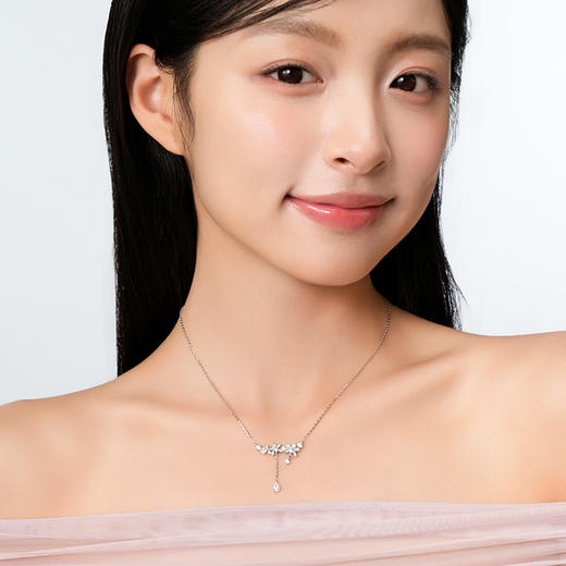 KADER卡蒂罗夜光织梦项链925银 锁骨链女轻奢小众时尚生日礼物送女友送闺蜜纪念日礼物 商品图4