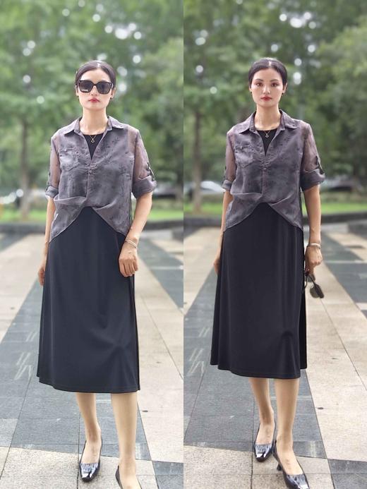 545762秋款上新 时尚气质两件套款连衣裙 商品图1