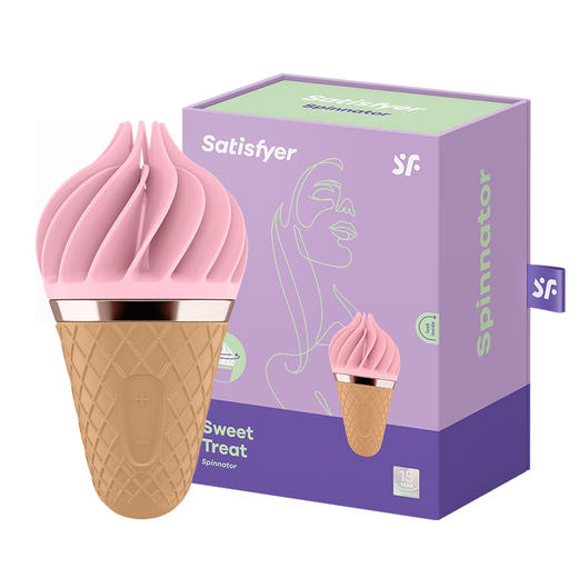 Satisfyer Sweet Treat 小甜甜冰淇淋 迷你冰淇淋旋转跳蛋成人用品女情趣自慰器 商品图0