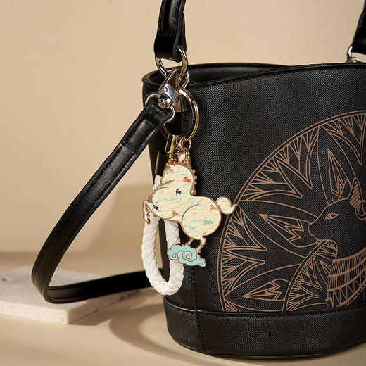 大英博物馆新年八骏马超好看马形状生效马钥匙扣挂件马年新年礼物马到成功公仔 商品图2