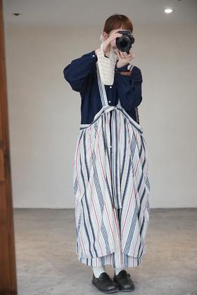 ICHI Antiquites 两穿背带休闲连衣裙