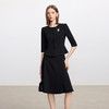 IWY/黑色职业西装套裙女初秋七分袖正式场合商务正装工作服CS2339 商品缩略图4