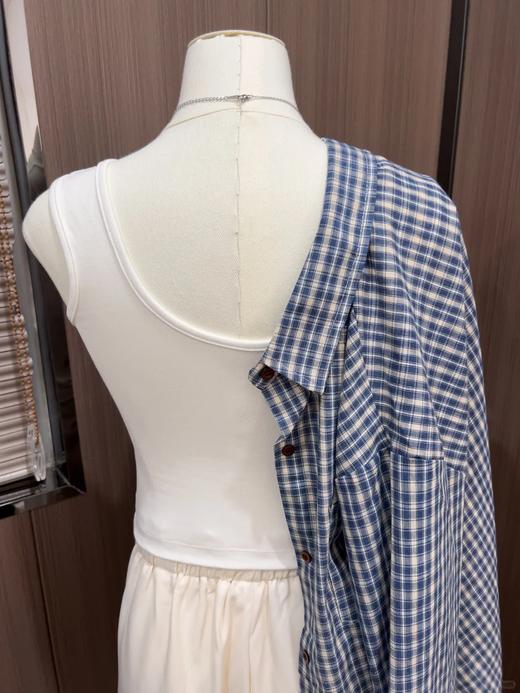 69.9💰得2件！“锁骨天花板”🔥【韩剧女主直角肩一字领背心】肩带加宽有弹力不勒卡，完美遮盖住副乳‼️ 商品图10