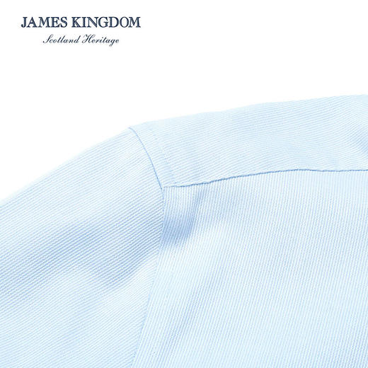 【棉混纺男士商务多款合集】占姆士男士25初秋白蓝抗皱系列长袖衬衫  多款多色 商品图2