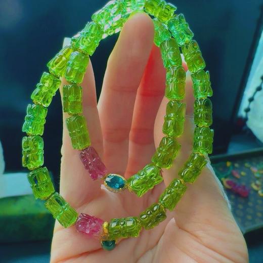 多圈莲花珠碧玺手串 商品图1