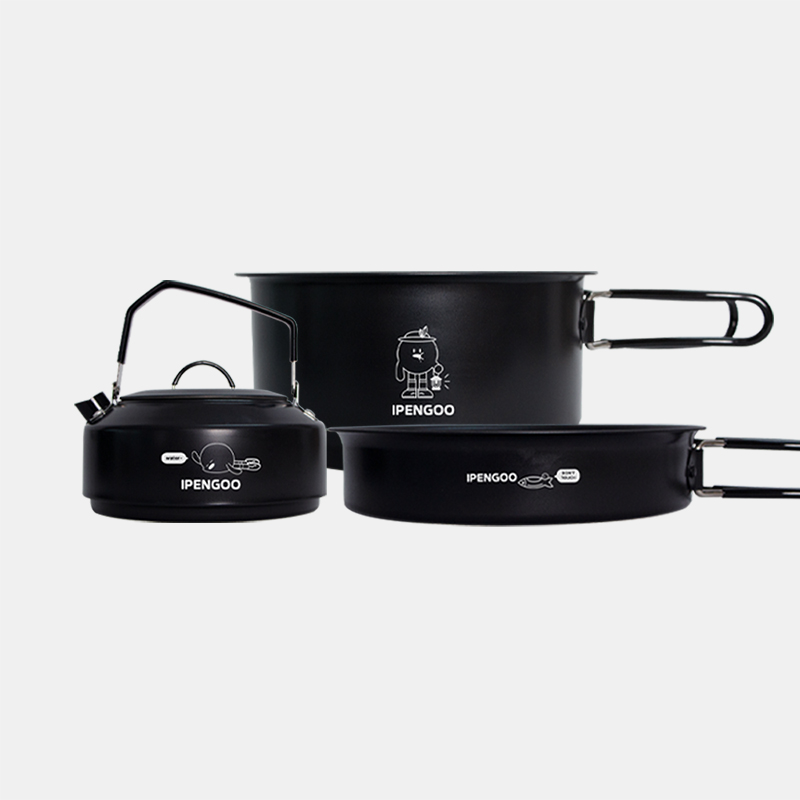 便携式户外锅具套装