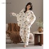 可人儿春秋季带bra泡泡绵女士长袖长裤睡衣可外出小众家居服套装 商品缩略图3