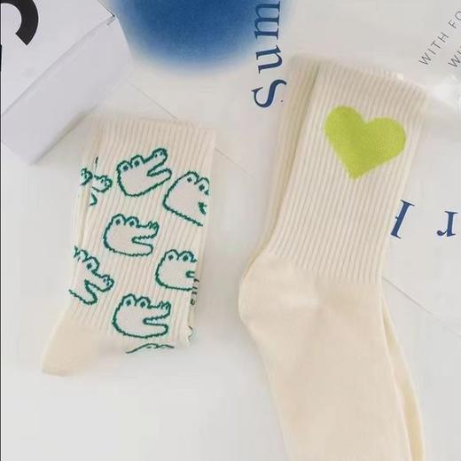 清仓捡漏🔥西班牙LUIS VECENTE小清新爱心笑脸袜（6双装） 商品图4