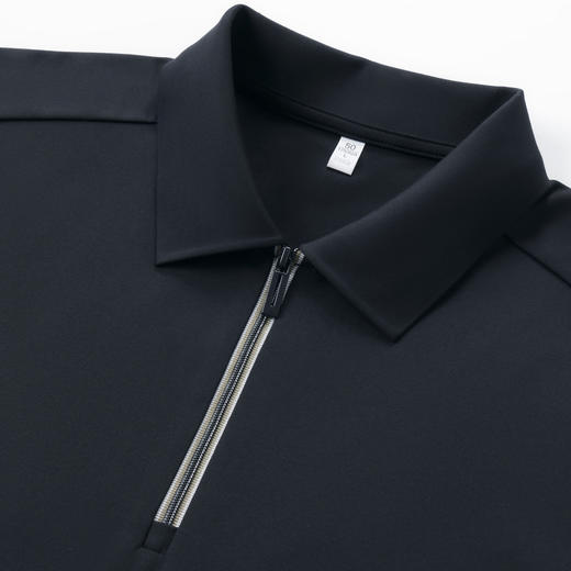 【抑菌&抗静电】圣得西男士高弹卫衣2025秋新款拉链翻领针织上衣 商品图12