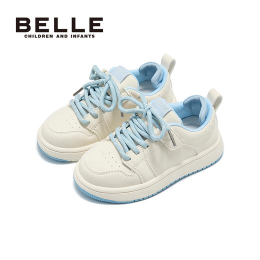 3-5天发货【舒适童鞋 | BELLE百丽2025秋季新款童鞋合集】加固宽楦鞋头，给孩子脚趾足够的活动空间，减震鞋底设计不易累脚，款式时尚百搭，低调中带着高级感，轻松搭配各种衣服，一双解锁全场景 商品图3