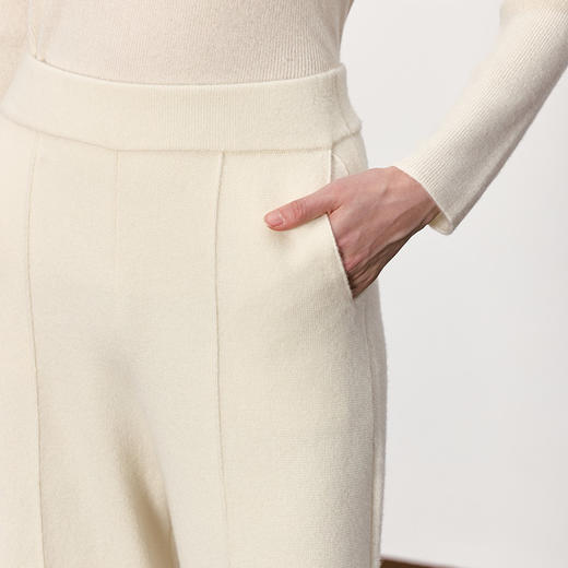 东黎 • 山羊绒女士秋冬青山疏影羊绒阔腿裤 3471 商品图12