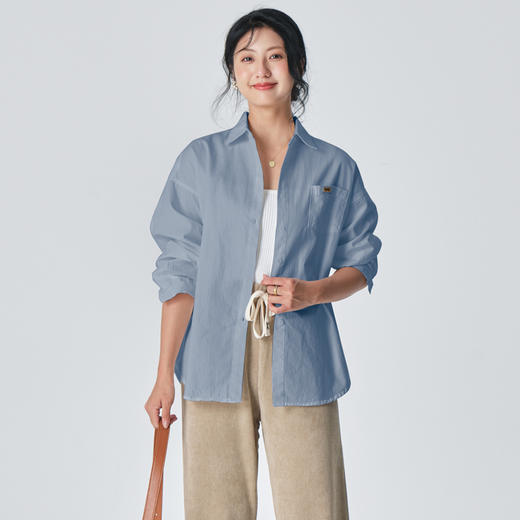 馥迦经典百搭纯棉口袋衬衫 商品图6