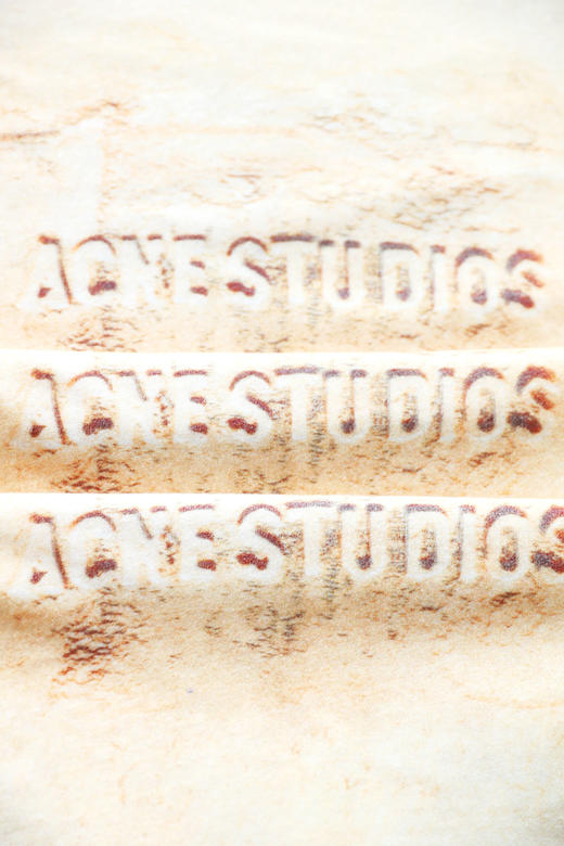 做旧字母长tee，正肩宽松上衣。胸口印花复古气质圆领长袖C082058 商品图3