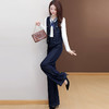 QYM 25A07-Y时尚三件套裤牛仔套装马甲+小衫+直筒阔腿裤套装 商品缩略图1