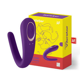 Satisfyer Double Classic 亲密伴侣共振器  情侣共用按摩器 夫妻调情 情趣用品