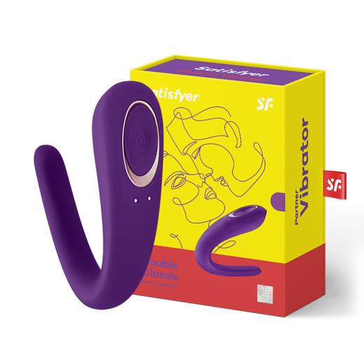 Satisfyer Double Classic 亲密伴侣共振器  情侣共用按摩器 夫妻调情 情趣用品 商品图0