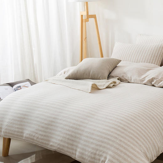 【天竺棉学生三件套】天竺棉学生三件套条纹纯色学生宿舍床品件套全棉纯棉 商品图10